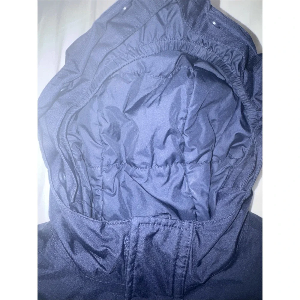North Face Boys XXS 5 DryVent 600 Fill Down Hooded Winter Parka Navy